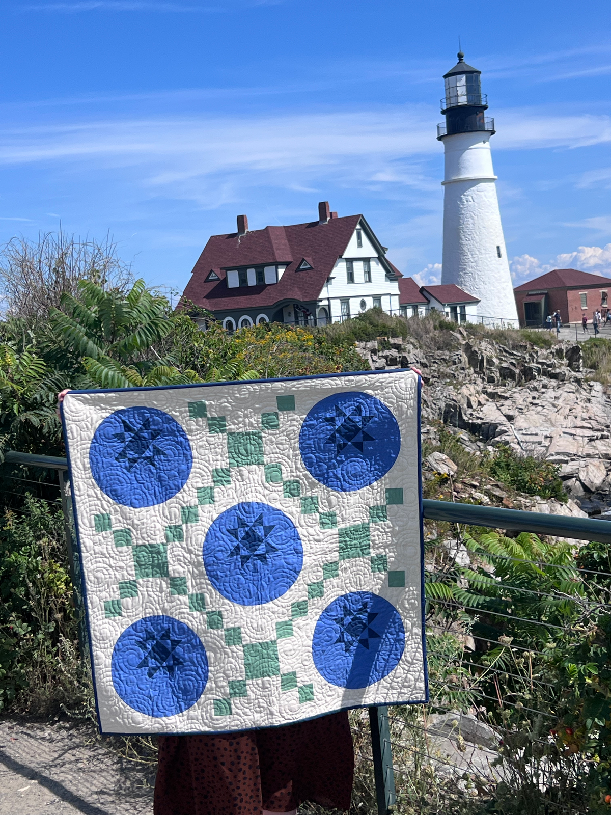 Blueberry Picnic Quilt Pattern - PDF