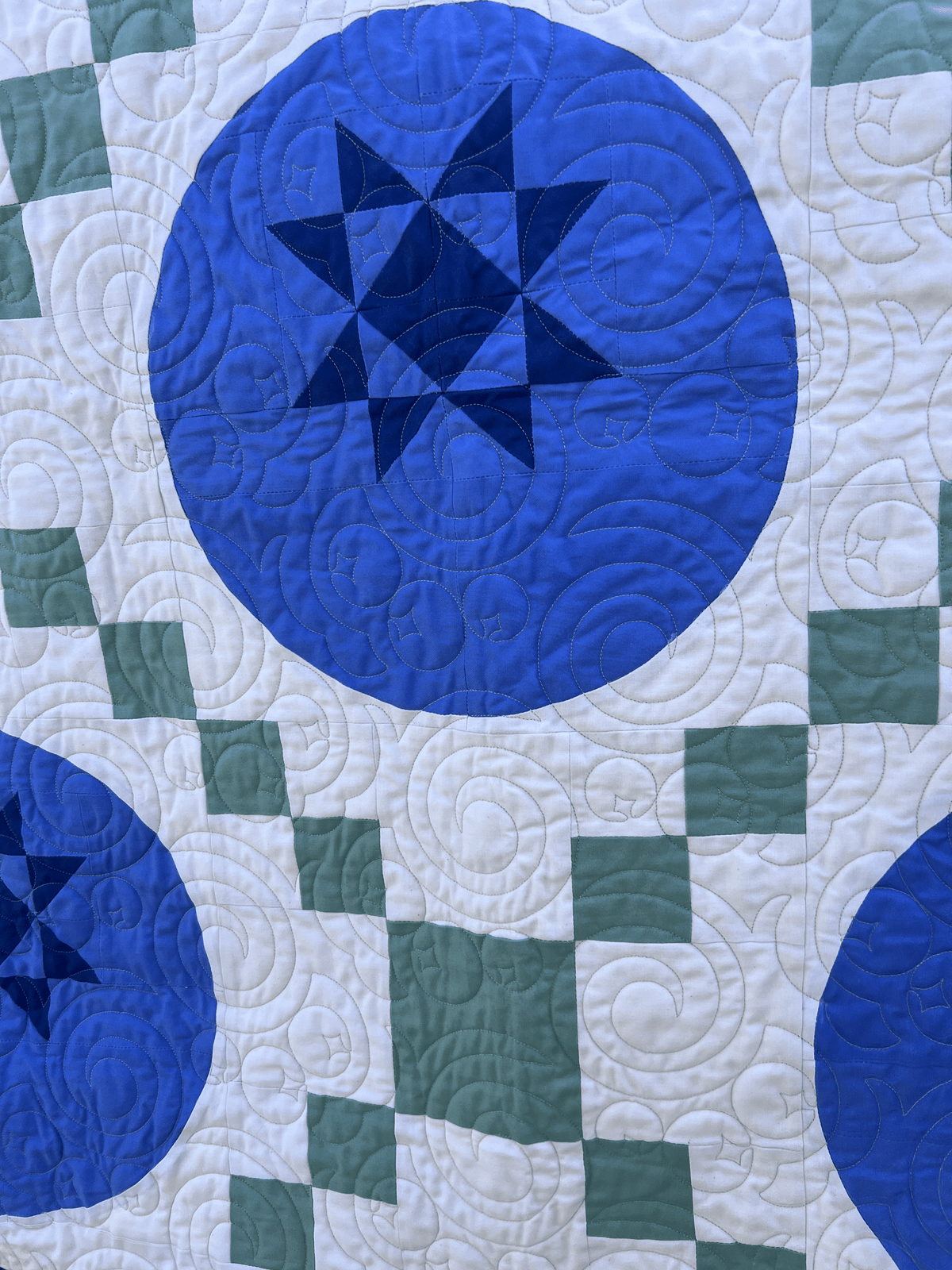 Blueberry Picnic Quilt Pattern - PDF