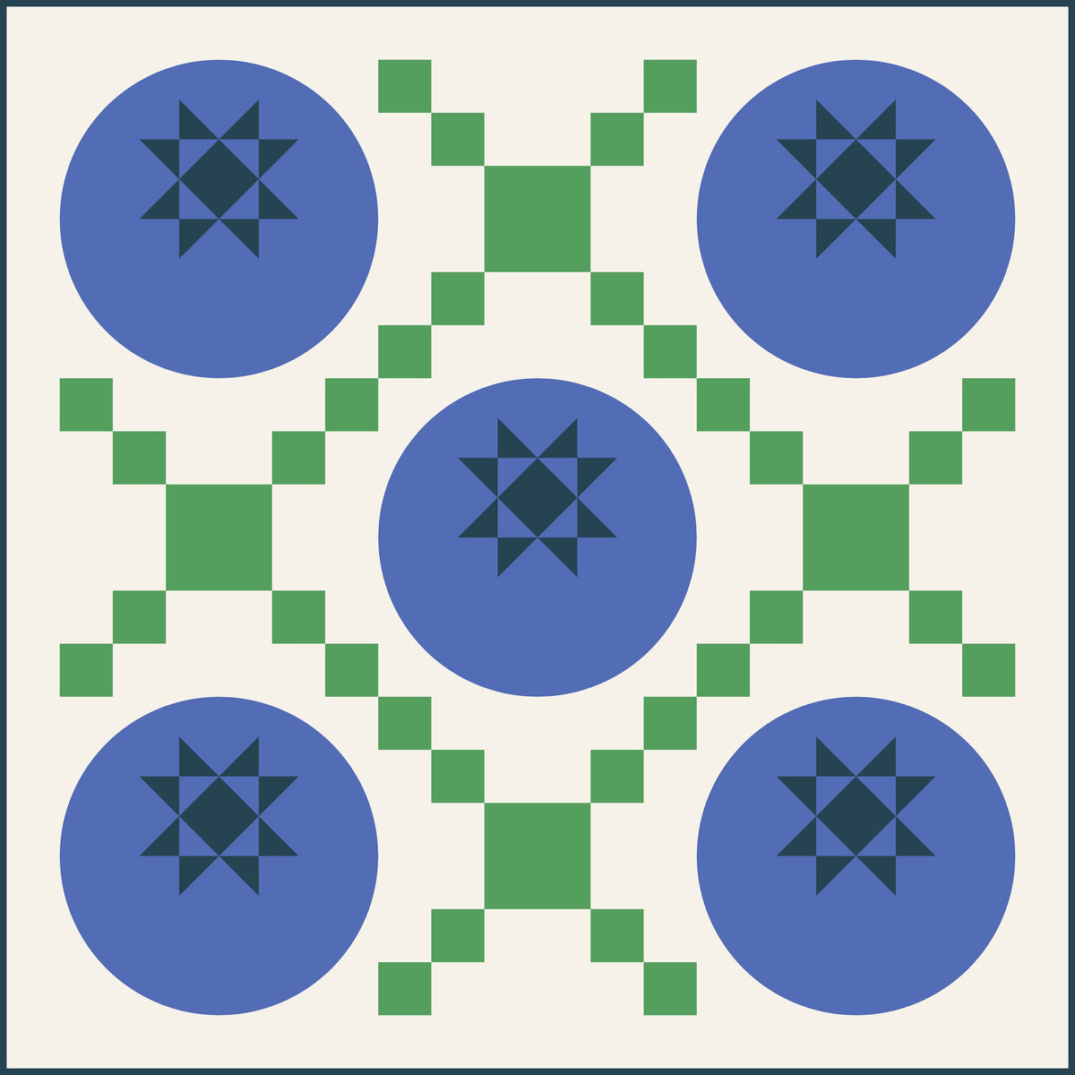 Blueberry Picnic Quilt Kit - Four Color Variation (PREORDER)